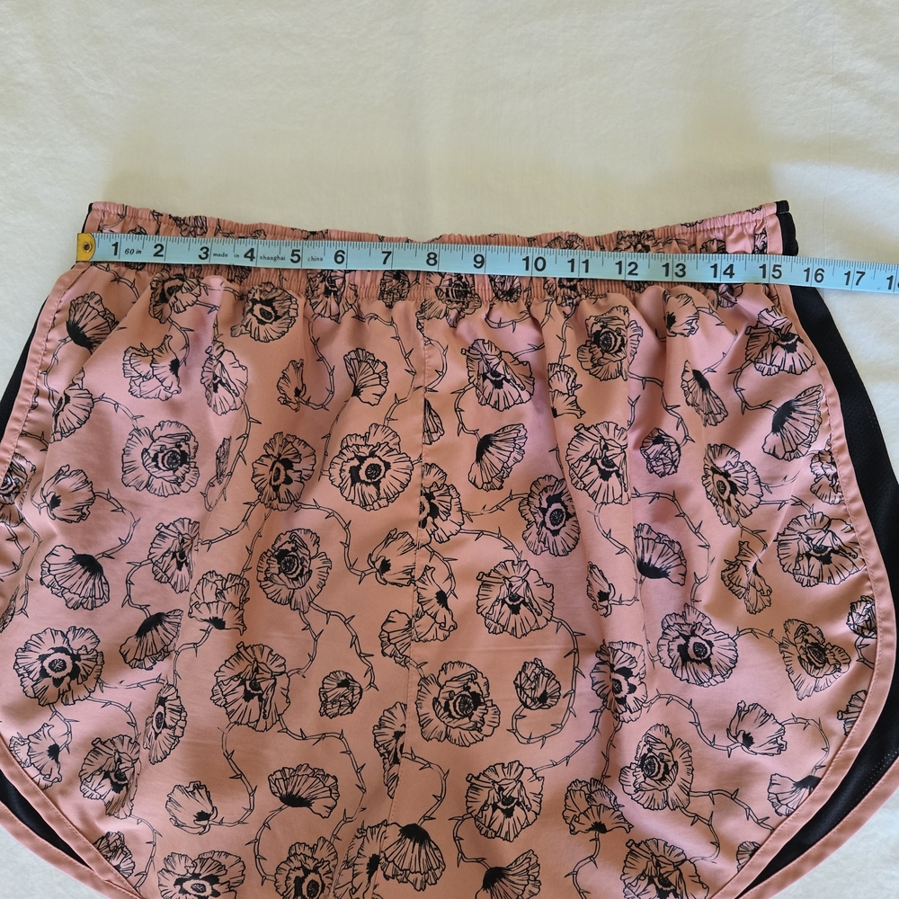Nike Pink Floral Athletic Shorts - Picture 2 of 8